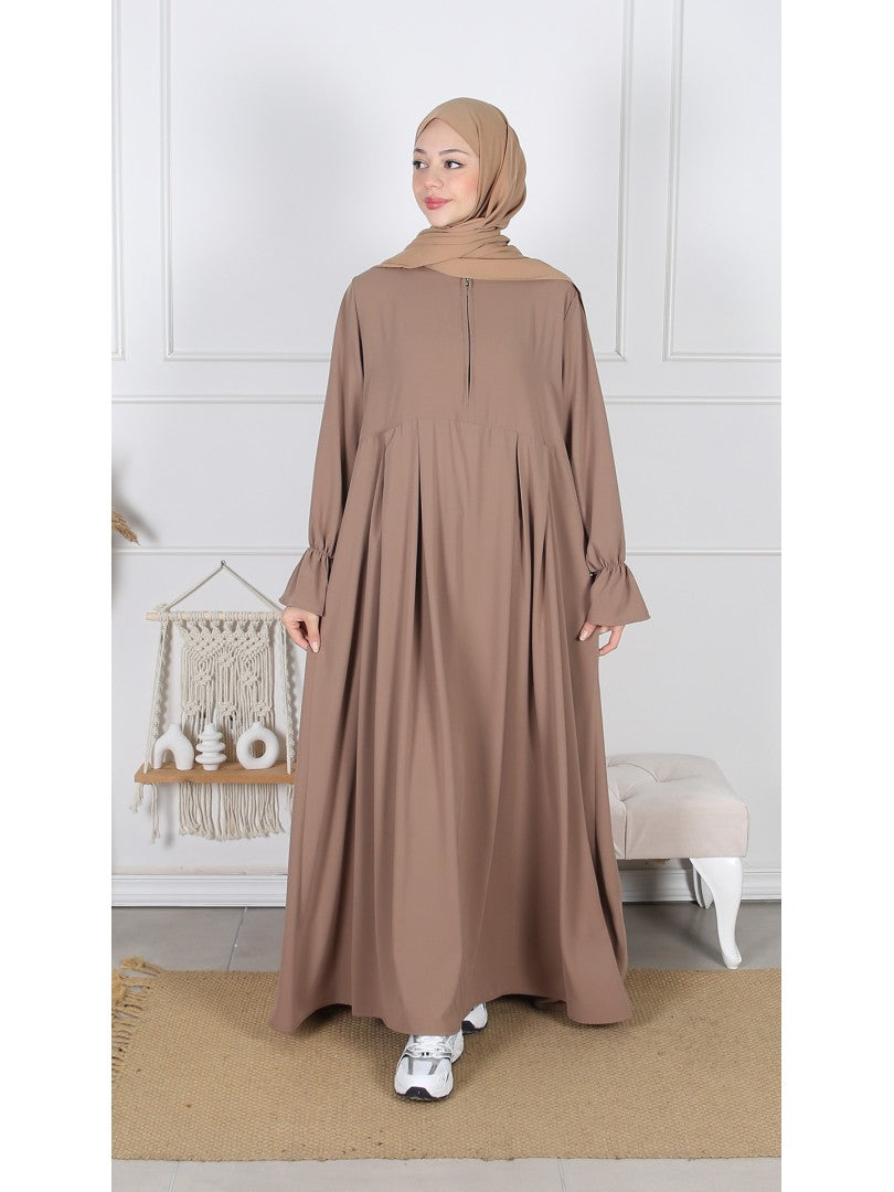 Abaya mit Reißverschluss